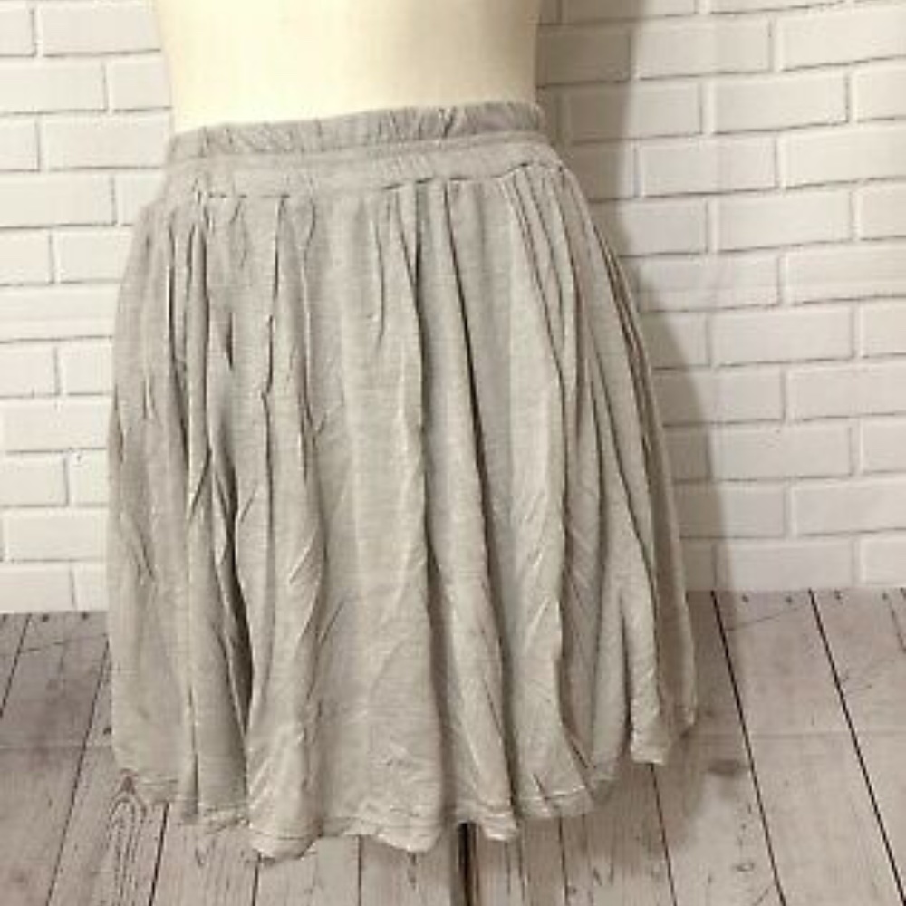 Brandy Melville Tan Beige Flowey Skirt NWOT